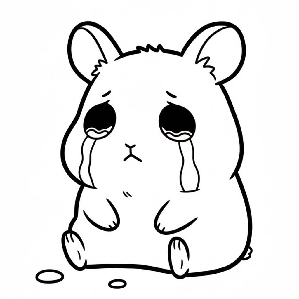 Hamtaro Ücretsiz Boyama Sayfası