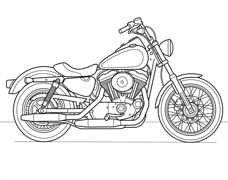 Harley Davidson Çizim
