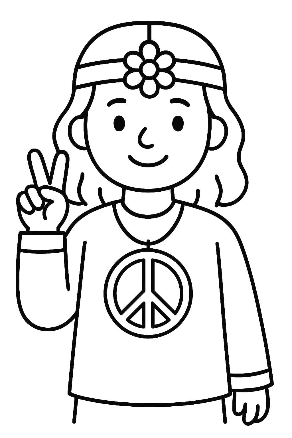 Hippi Boyama Sayfaları