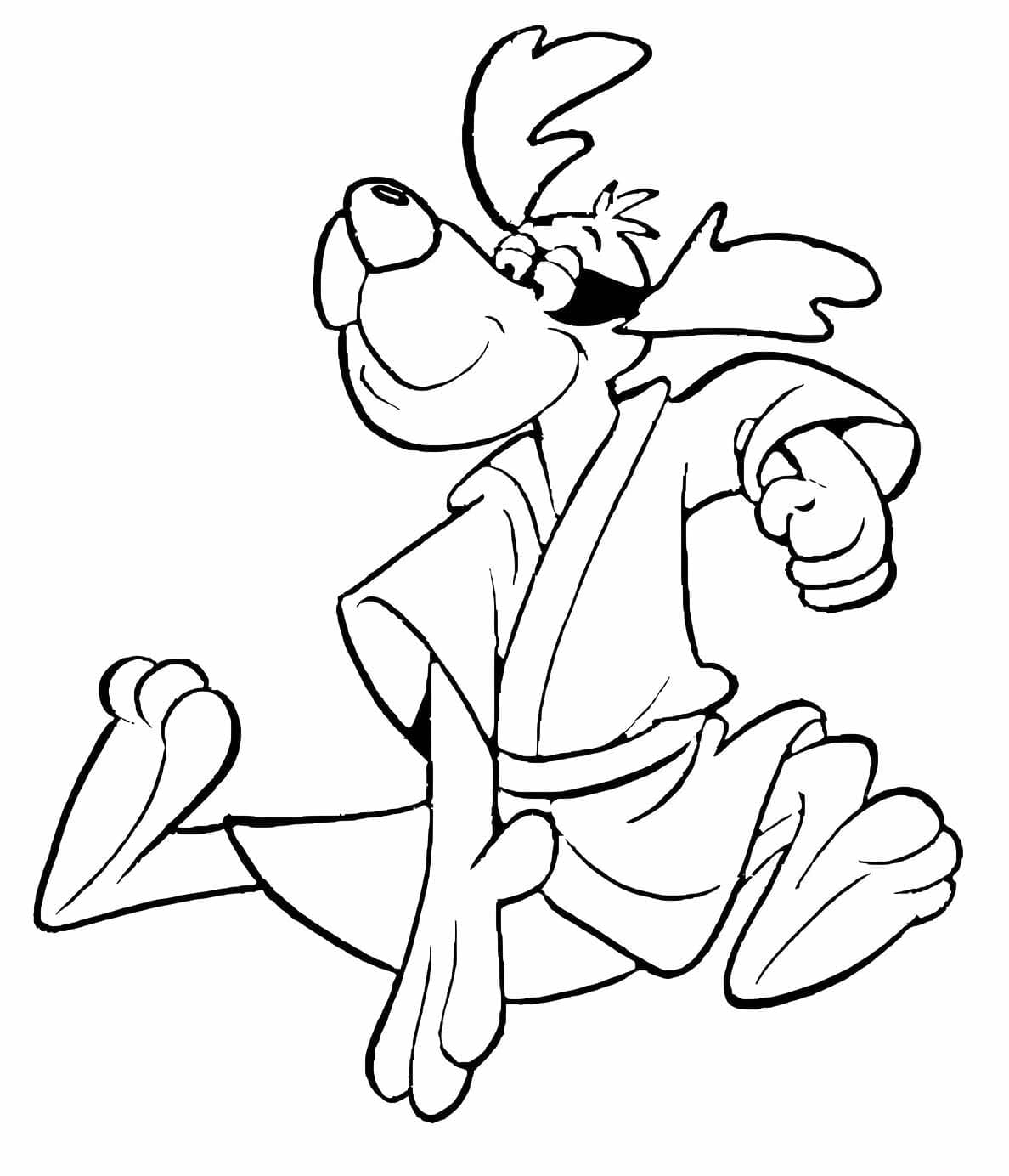 Hong Kong Phooey Görüntü Boyama Sayfası
