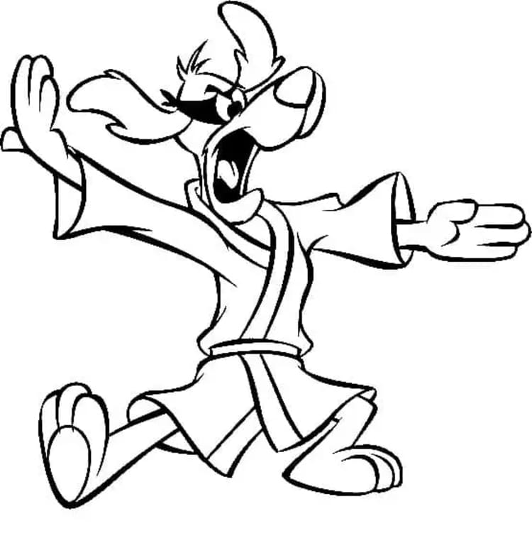 Hong Kong Phooey Ücretsiz Çiz Boyama Sayfası