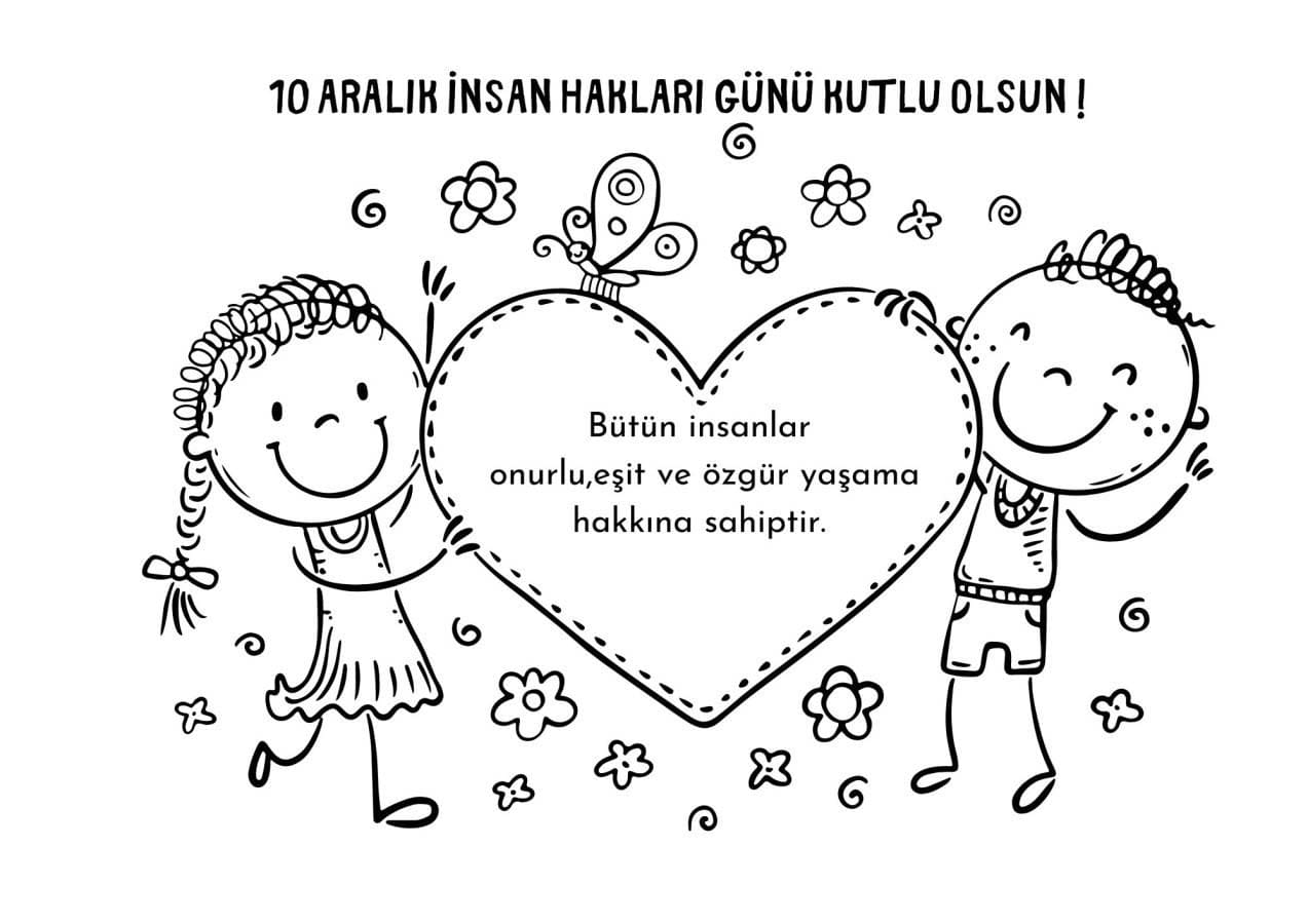 İnsan hakları Boyama Sayfaları