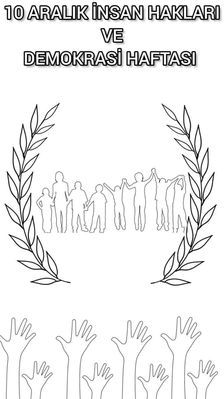 İnsan hakları 6 Boyama Sayfası