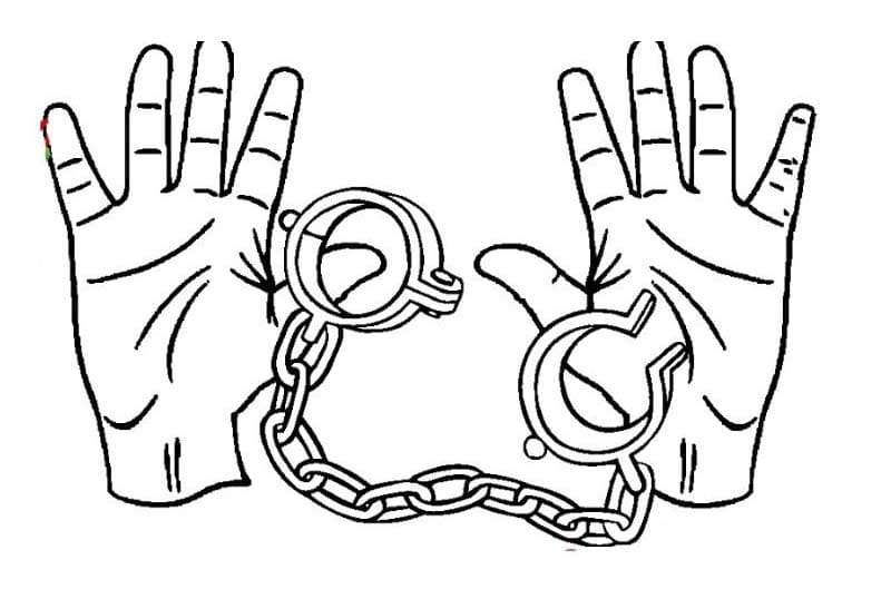 İnsan hakları basit Boyama Sayfası