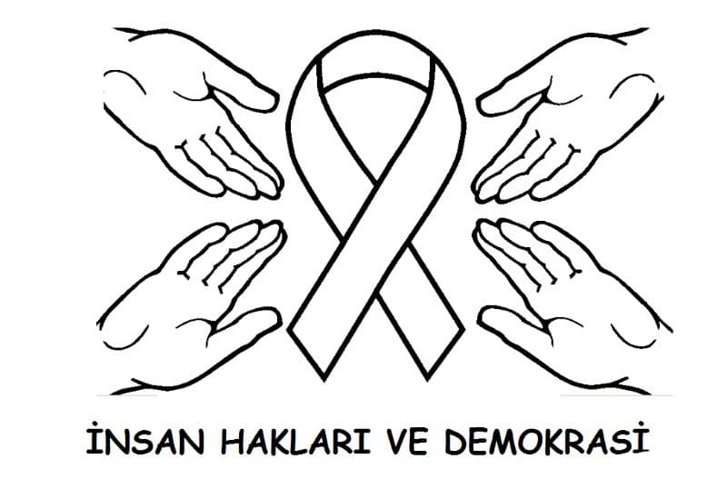 İnsan hakları kolay Boyama Sayfası