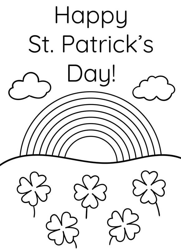 İrlanda çocuklar için yazdırılabilir Boyama Sayfası