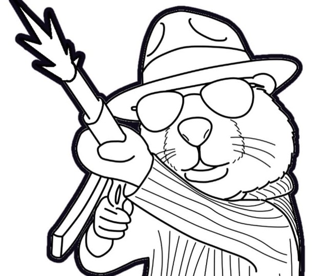 Italian Brainrot Bobrito Bandito Çizmek Boyama Sayfası