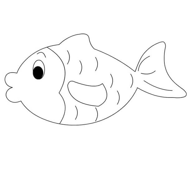 Japon Balığı 2 Boyama Sayfası