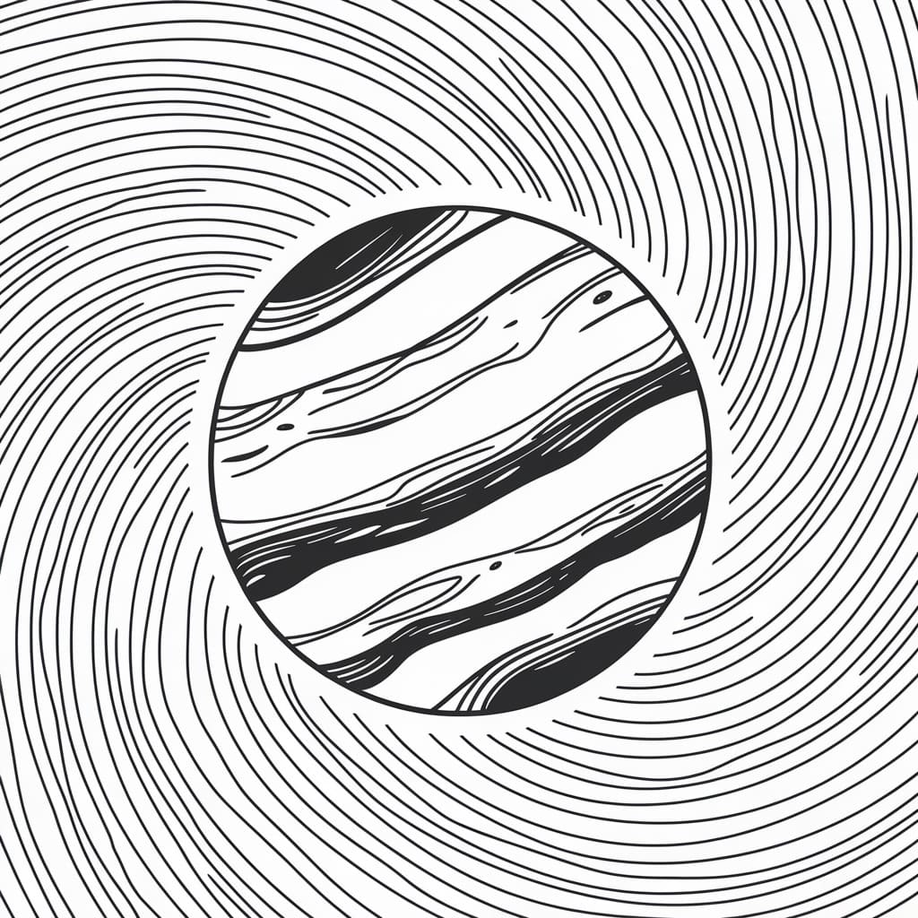 Jüpiter'i normal çiz Boyama Sayfası