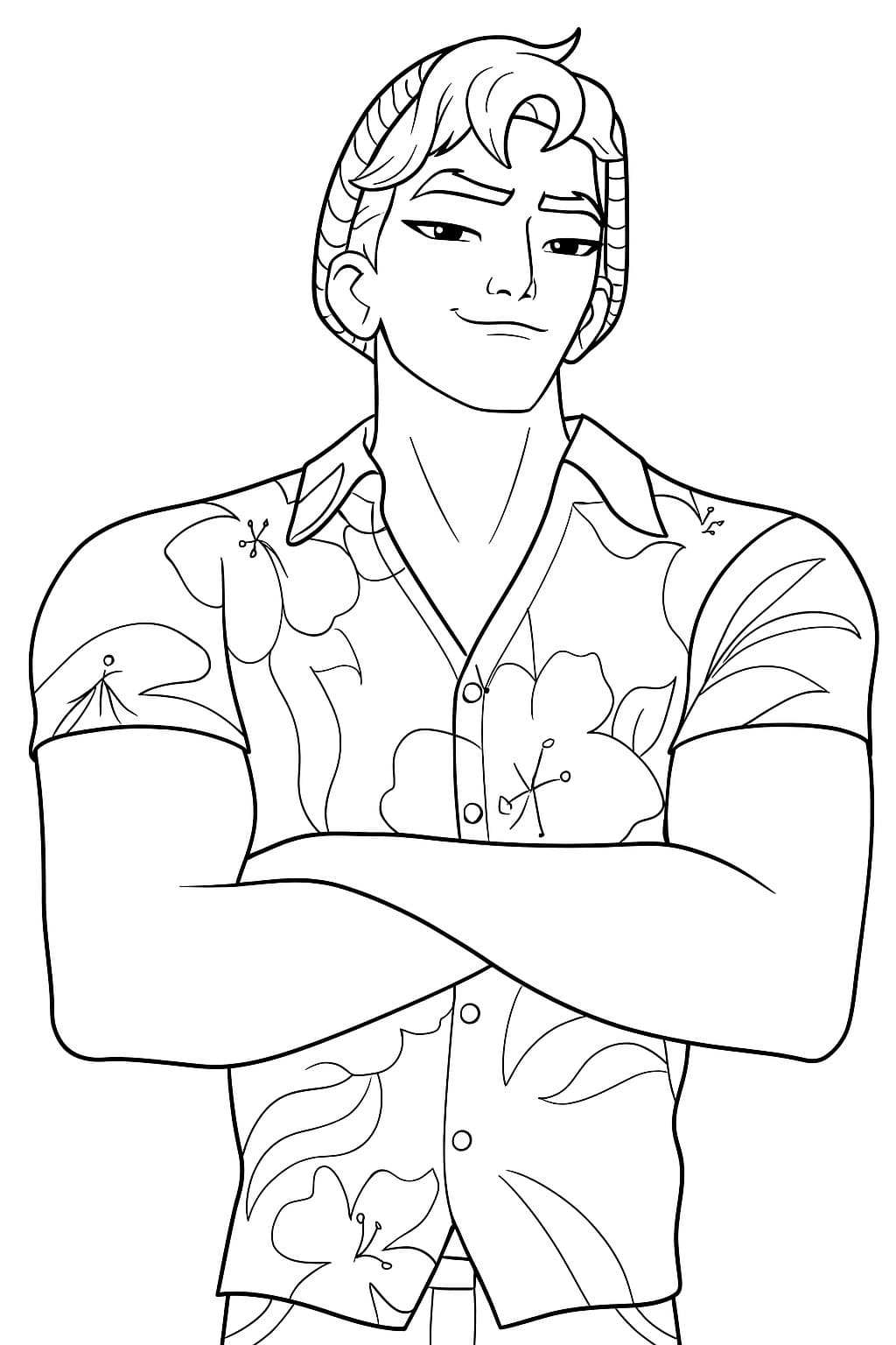 KPop Demon Hunters görüntü Boyama Sayfası