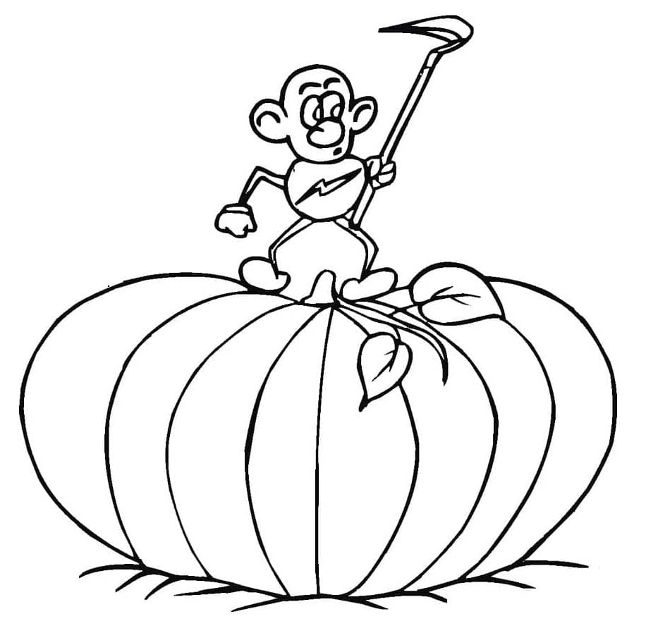 Kabak Ücretsiz Yazdırılabilir Boyama Sayfası