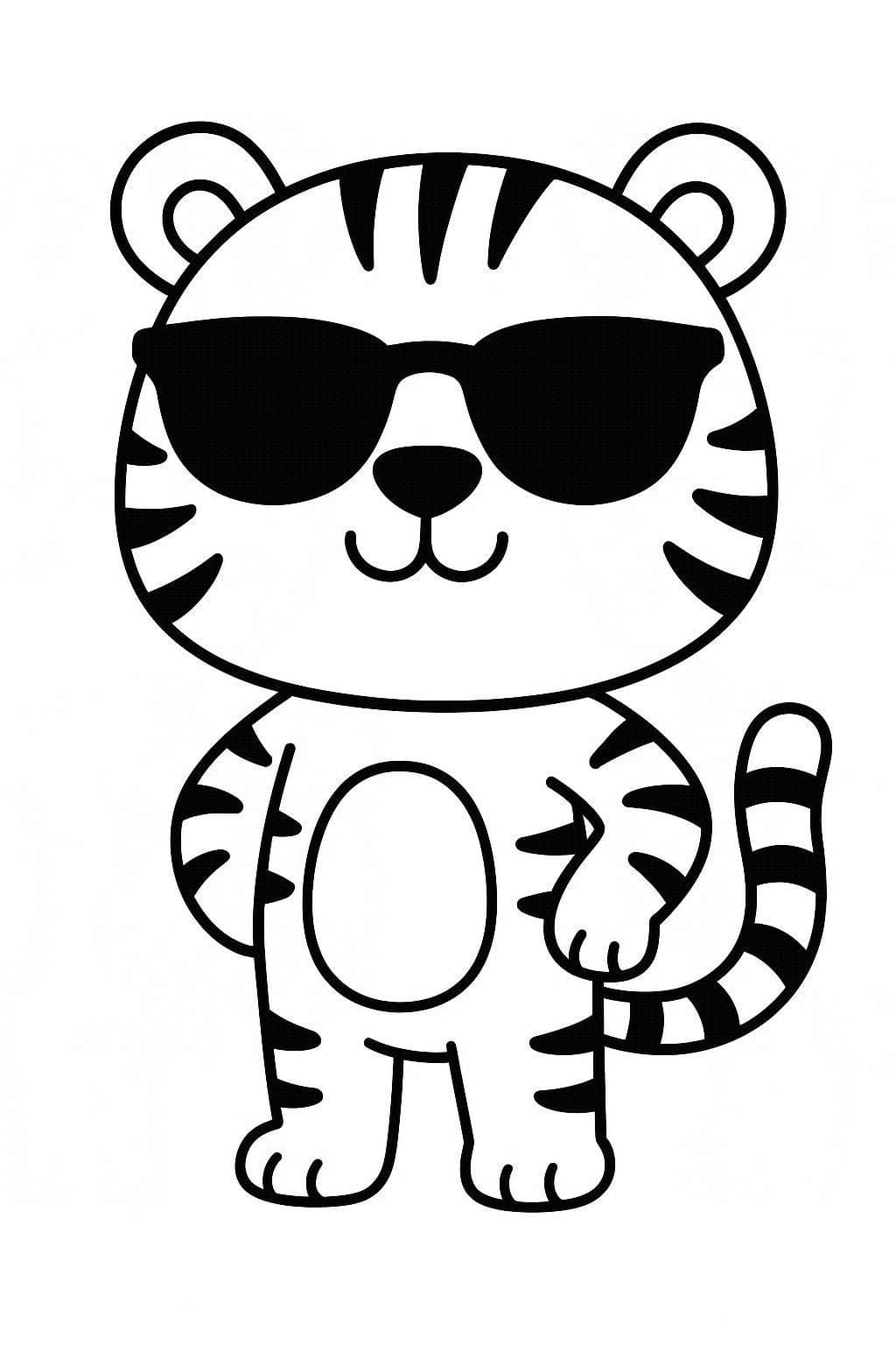 Kaplan çocuklar için ücretsiz yazdırılabilir Boyama Sayfası