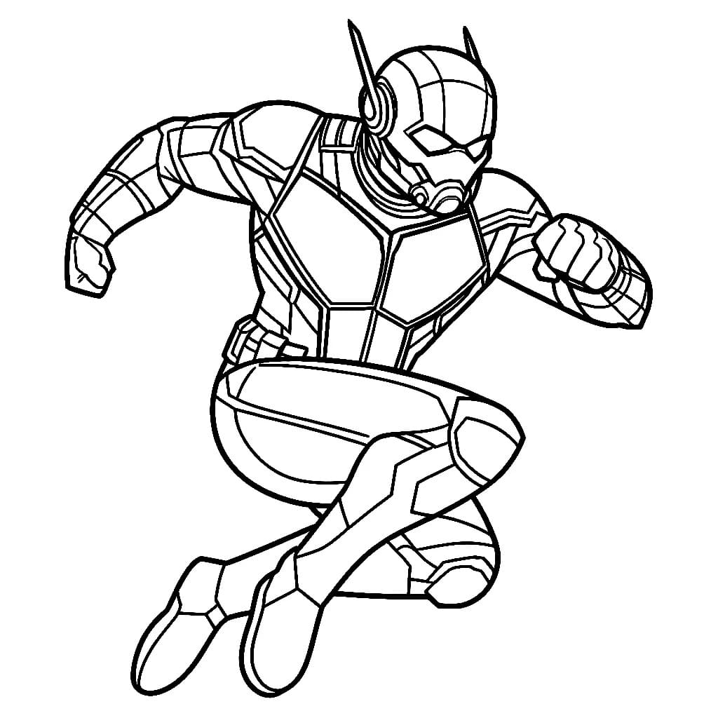 Karınca Adam'ı çiz çok güzel Boyama Sayfası