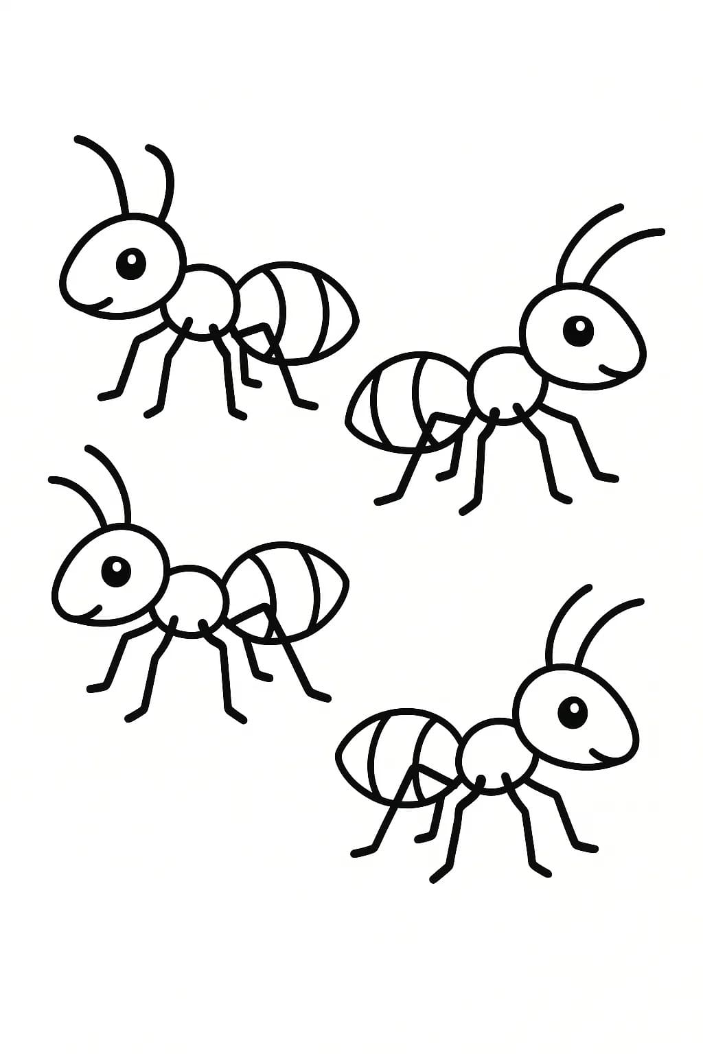 Karınca Çizim Boyama Sayfası