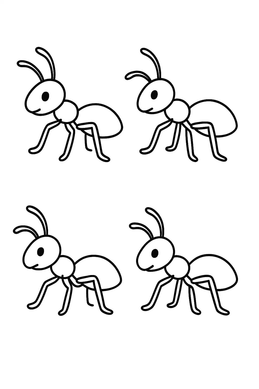 Karınca Görüntü Boyama Sayfası