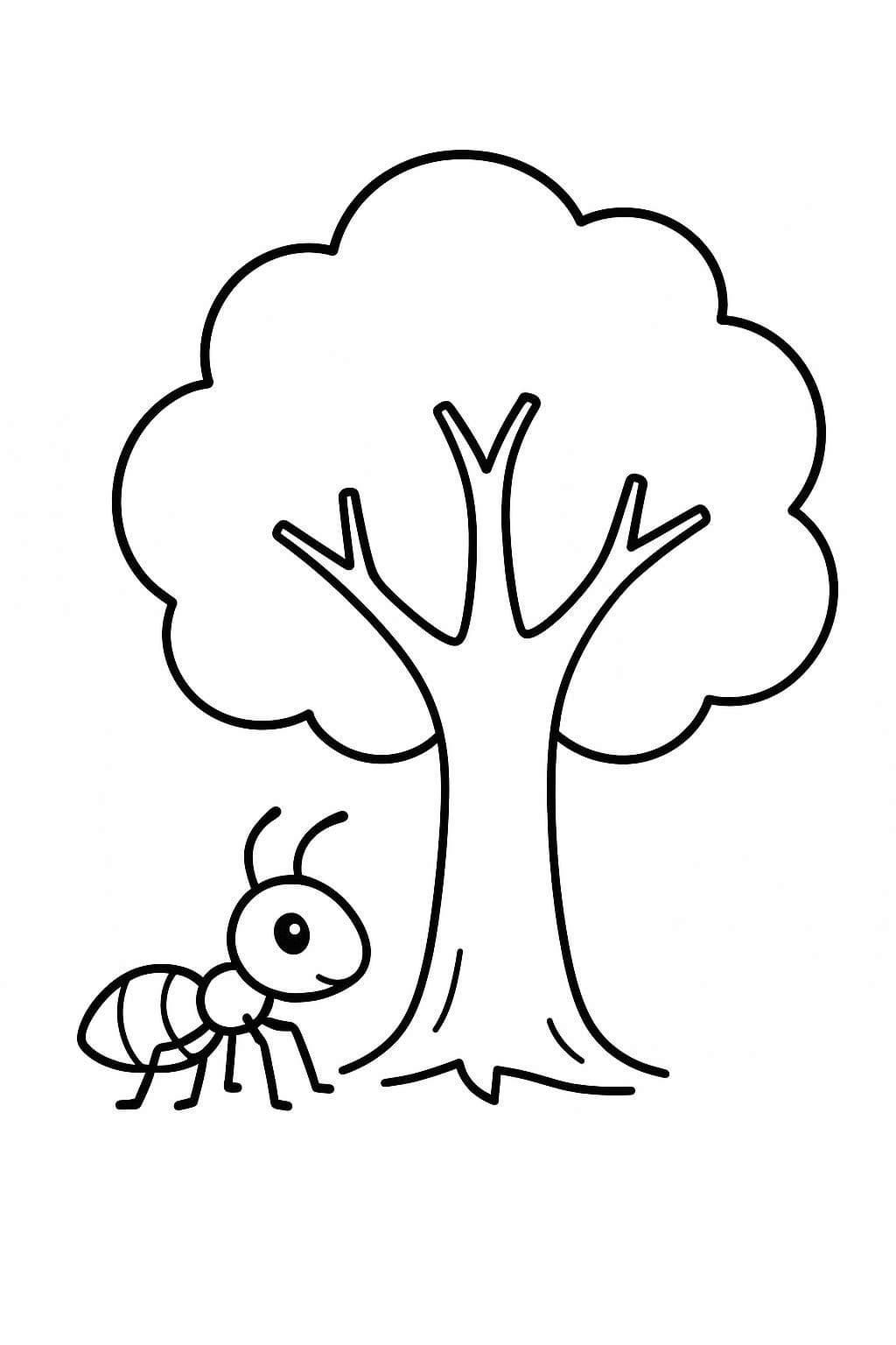 Karınca basit Boyama Sayfası