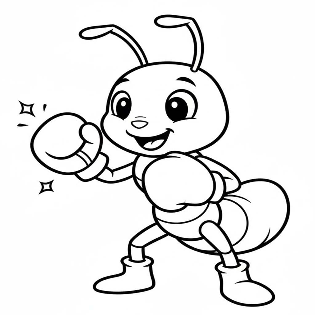 Karınca temel Boyama Sayfası