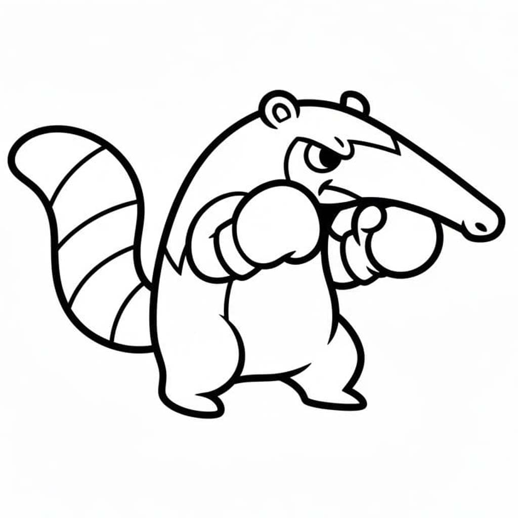 Karıncayiyen 2 Boyama Sayfası