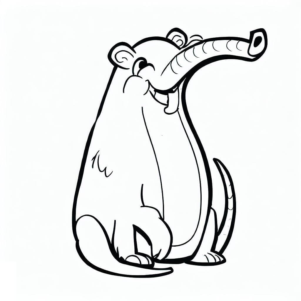 Karıncayiyen 4 Boyama Sayfası