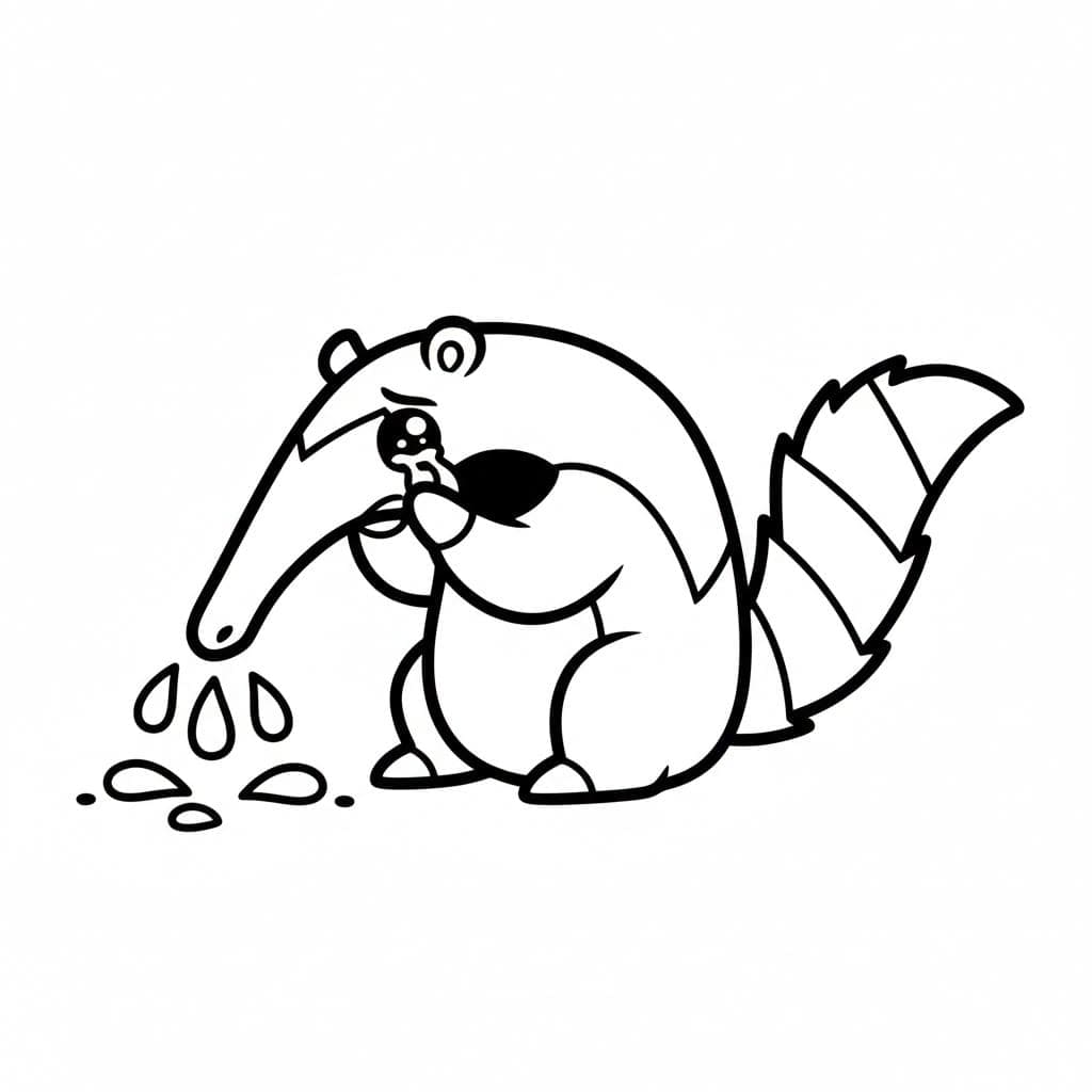 Karıncayiyen 5 Boyama Sayfası