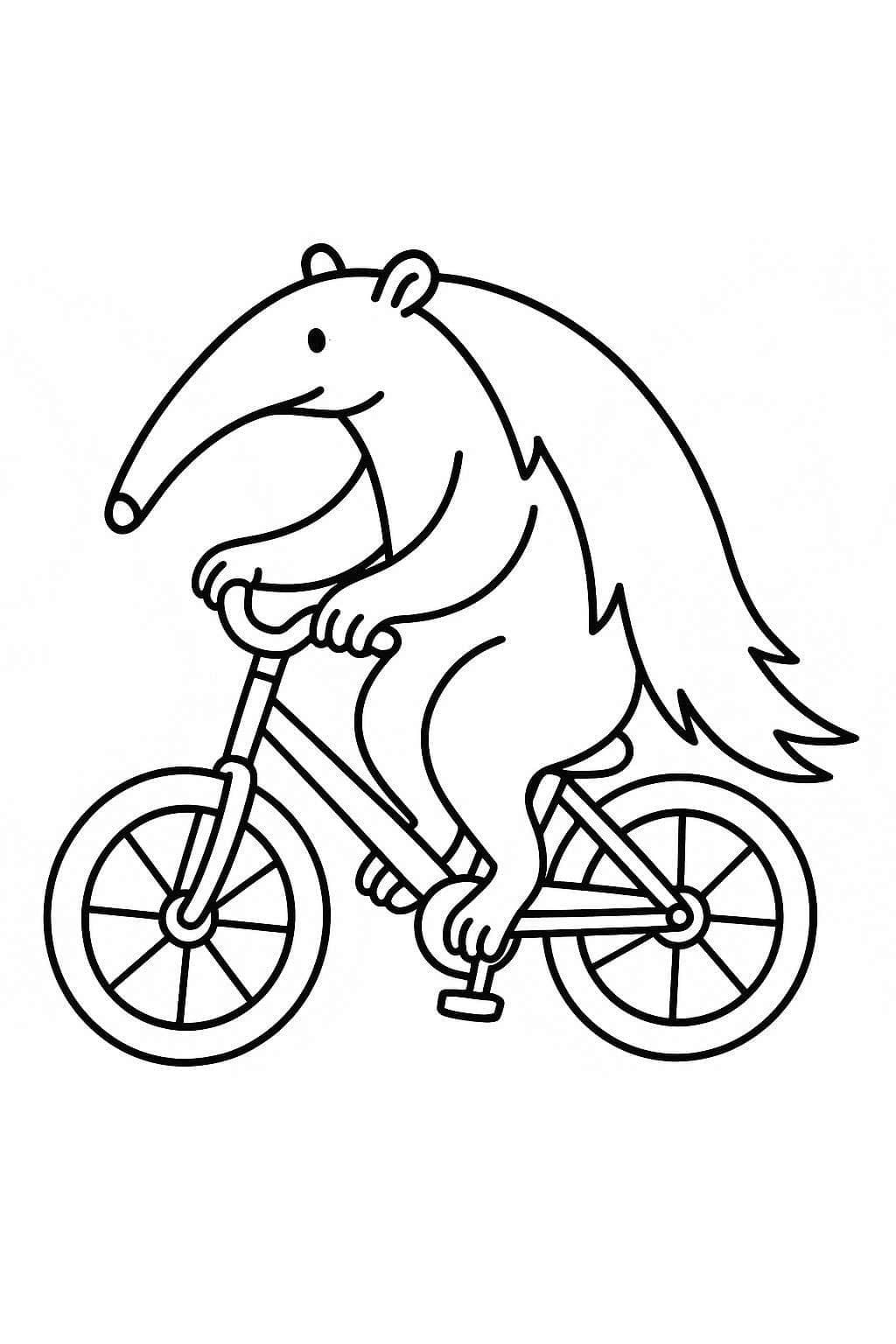 Karıncayiyen Ücretsiz Boyama Sayfası