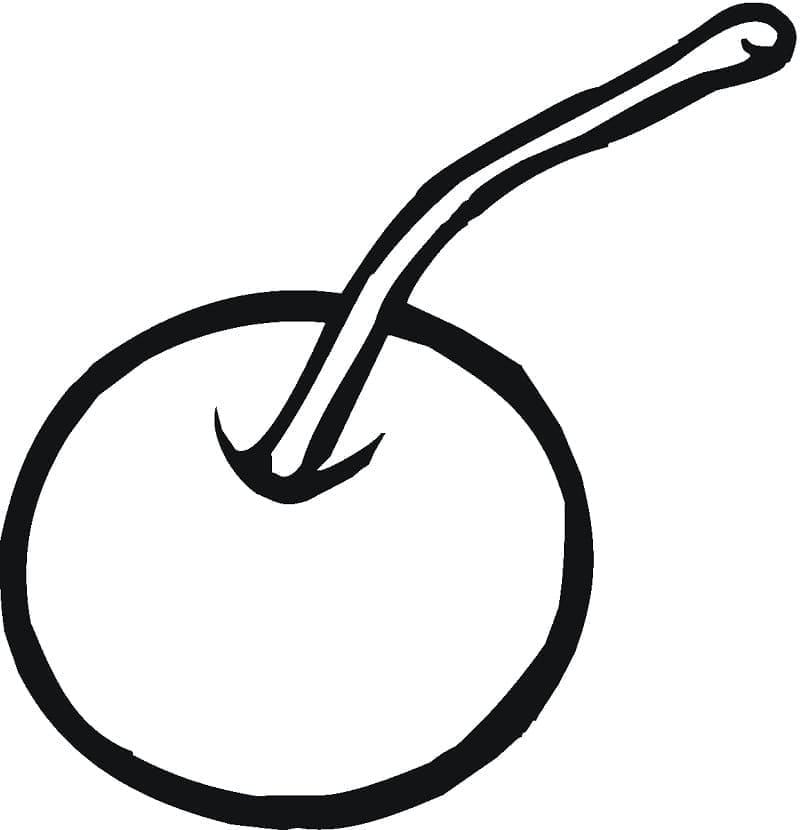 Kiraz 2 Boyama Sayfası