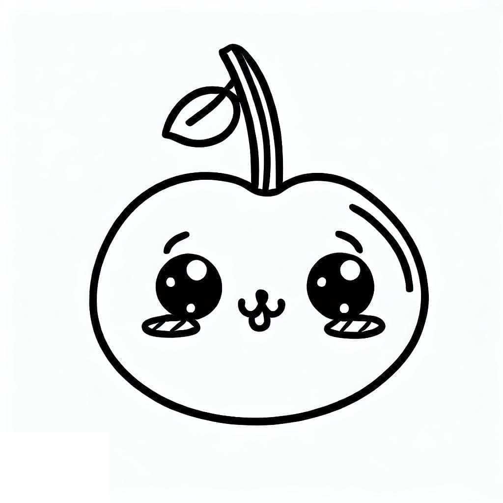 Kiraz 6 Boyama Sayfası