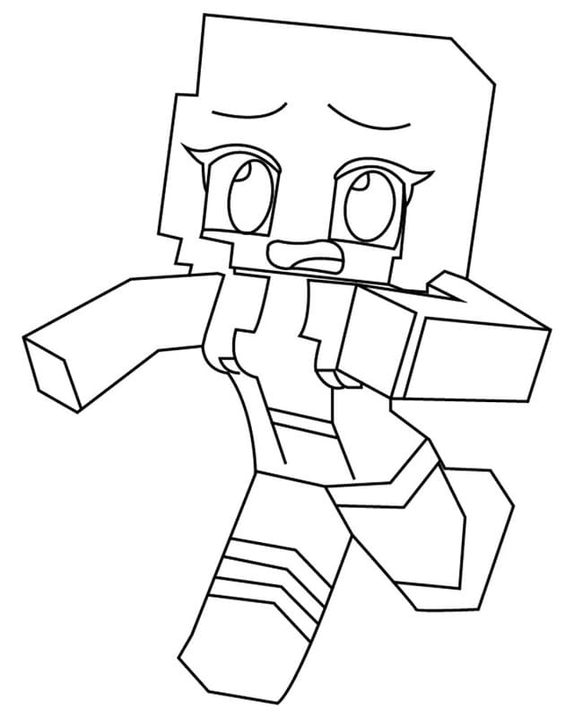 Kolay Aphmau Boyama Sayfası