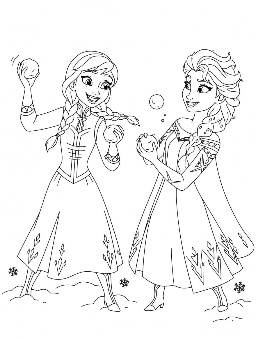 Kolay Disney Prensesi Çizim Boyama Sayfası