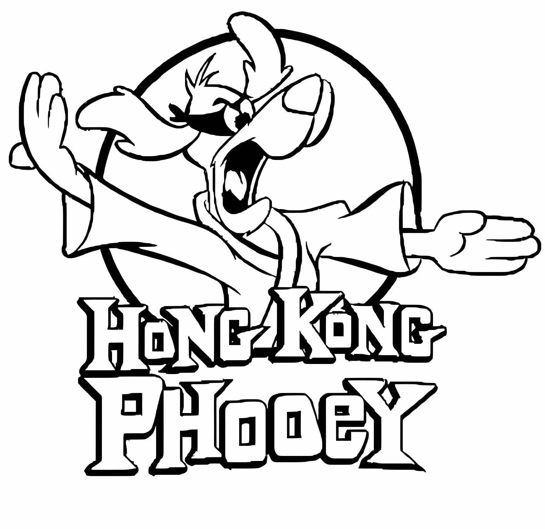 Hong Kong Phooey Boyama Sayfaları