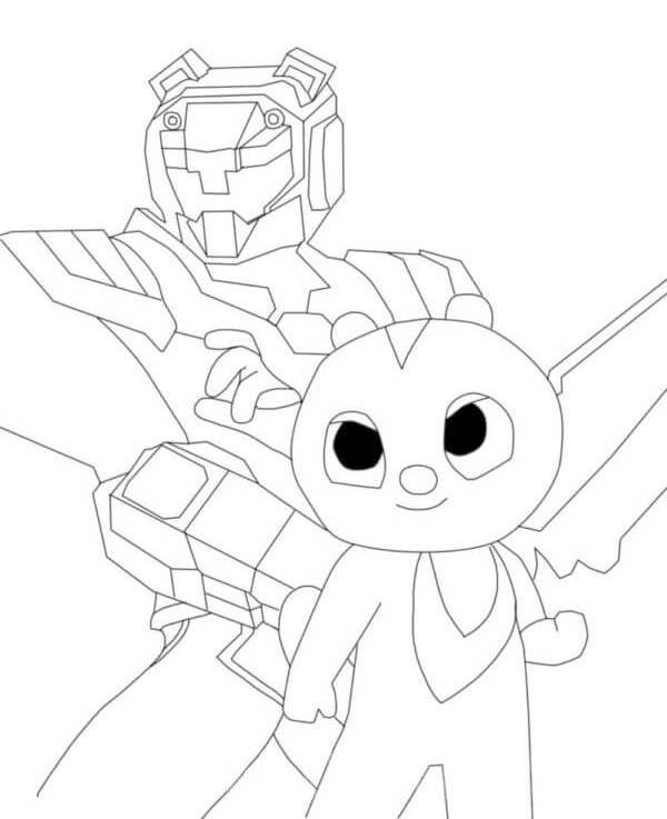 Kolay Miniforce Çizim Boyama Sayfası