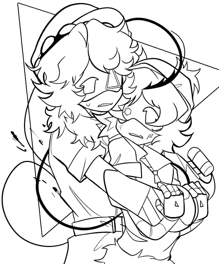 Kolay Murder Drones Boyama Sayfası