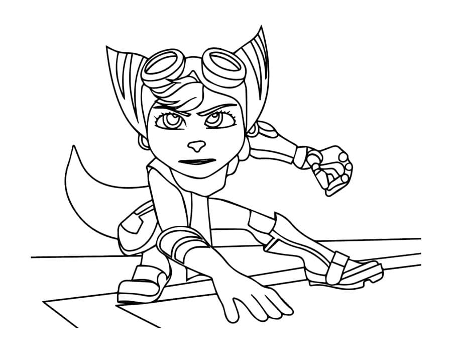 Ratchet ve Clank Boyama Sayfaları