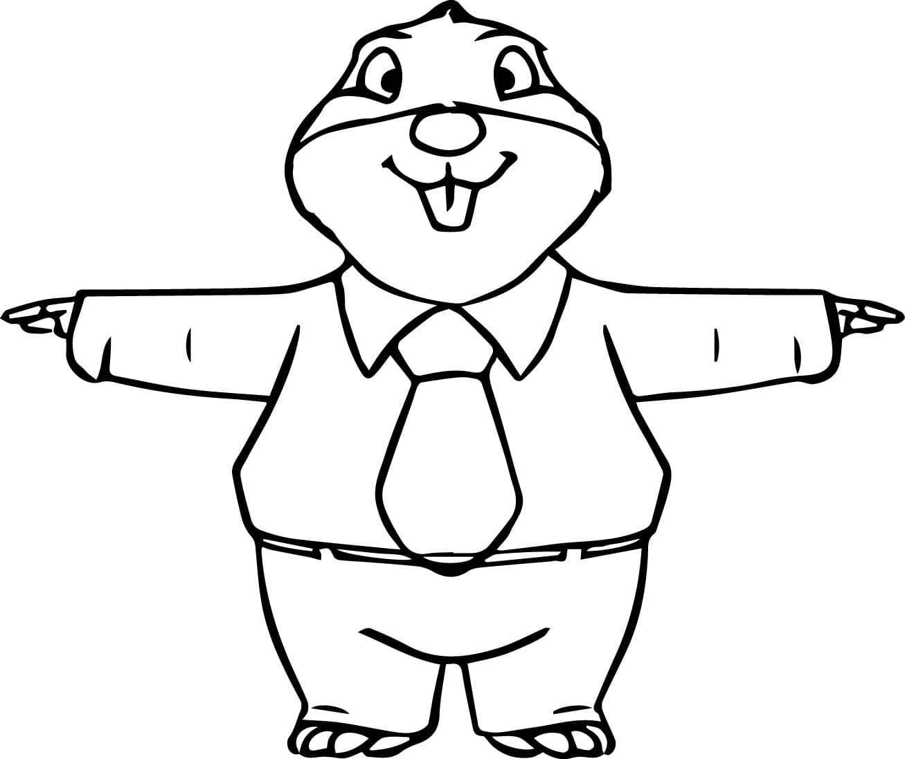 Köstebekgiller 8 Boyama Sayfası