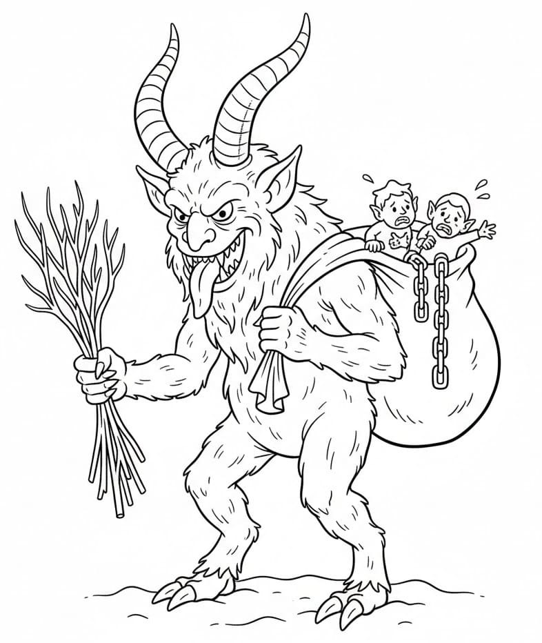 Krampus Boyama Sayfası