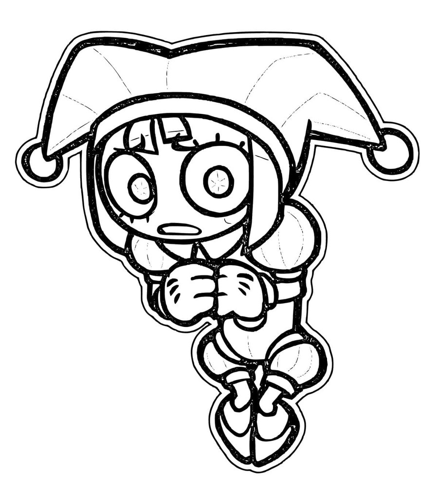 Küçük Pomni Boyama Sayfası