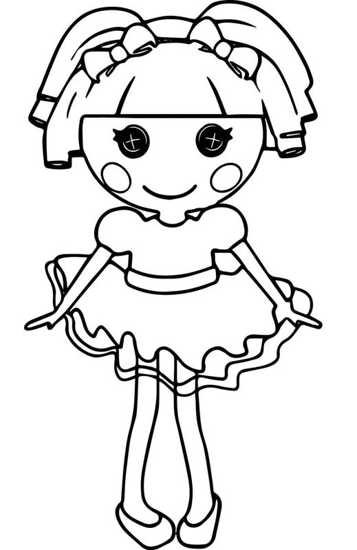 Lalaloopsy Ücretsiz Boyama Sayfası