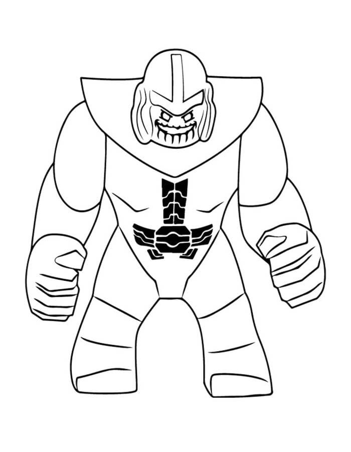 Lego Avengers resim Boyama Sayfası