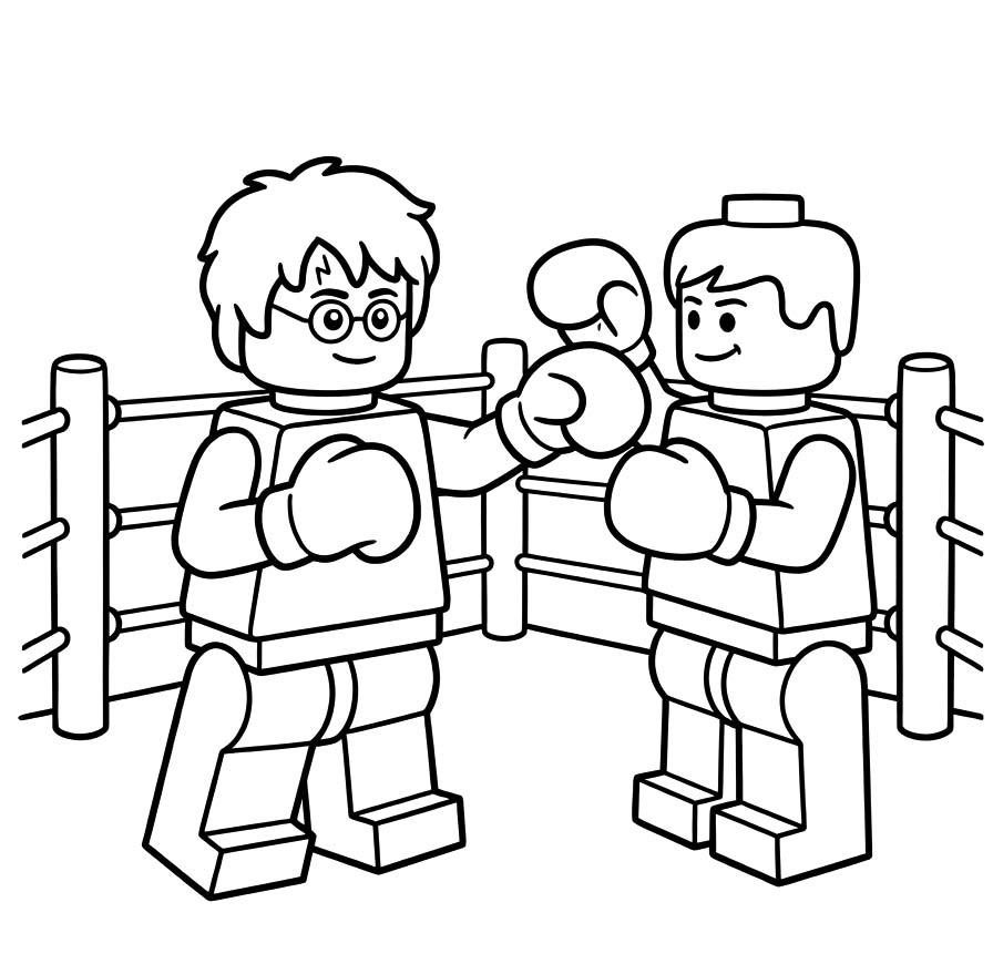 Lego Harry Potter Ücretsiz Çiz Boyama Sayfası