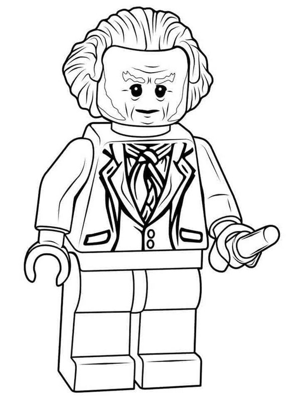 Lego Harry Potter ücretsiz yazdırılabilir Boyama Sayfası