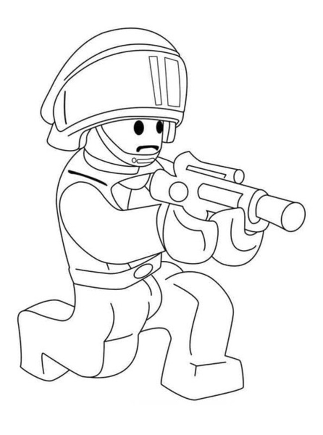 Lego Yıldız Savaşları ücretsiz yazdırılabilir Boyama Sayfası