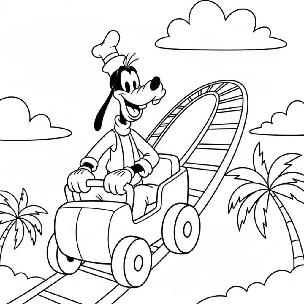 Lunapark Treni 2 Boyama Sayfası