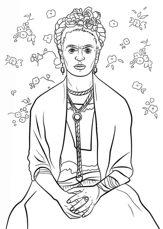 Meksika çocuklar için basit Boyama Sayfası