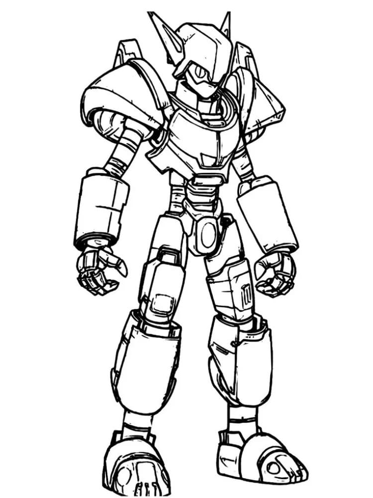 Metal Sonic temel çizimi Boyama Sayfası