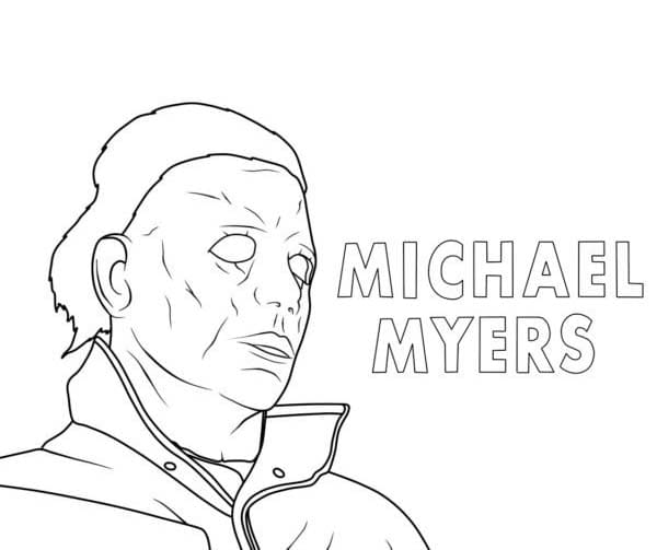 Michael Myers Ücretsiz Boyama Sayfası