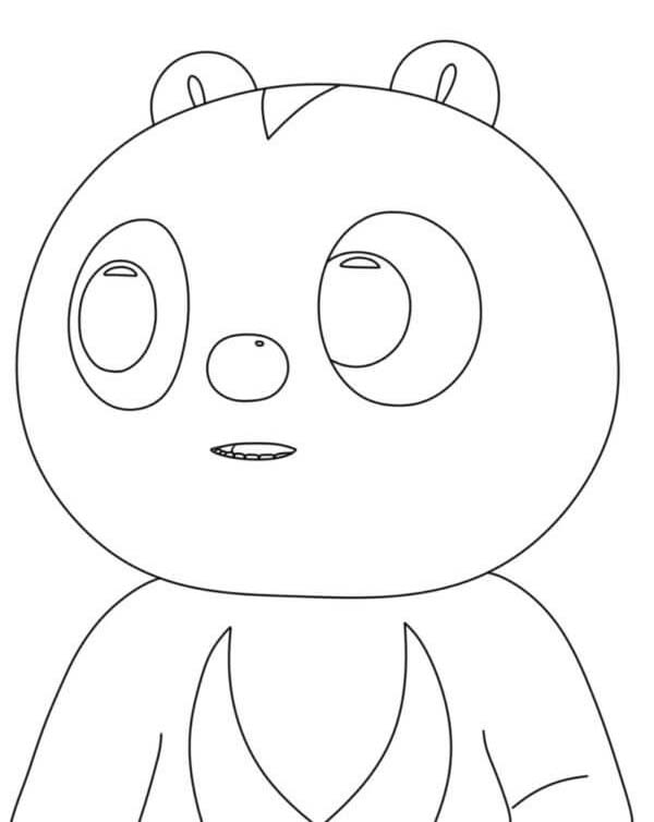 Miniforce Basit Boyama Sayfası