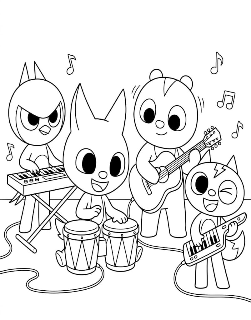 Miniforce Ücretsiz Boyama Sayfası