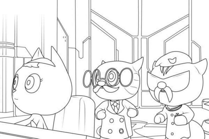 Miniforce resim Boyama Sayfası