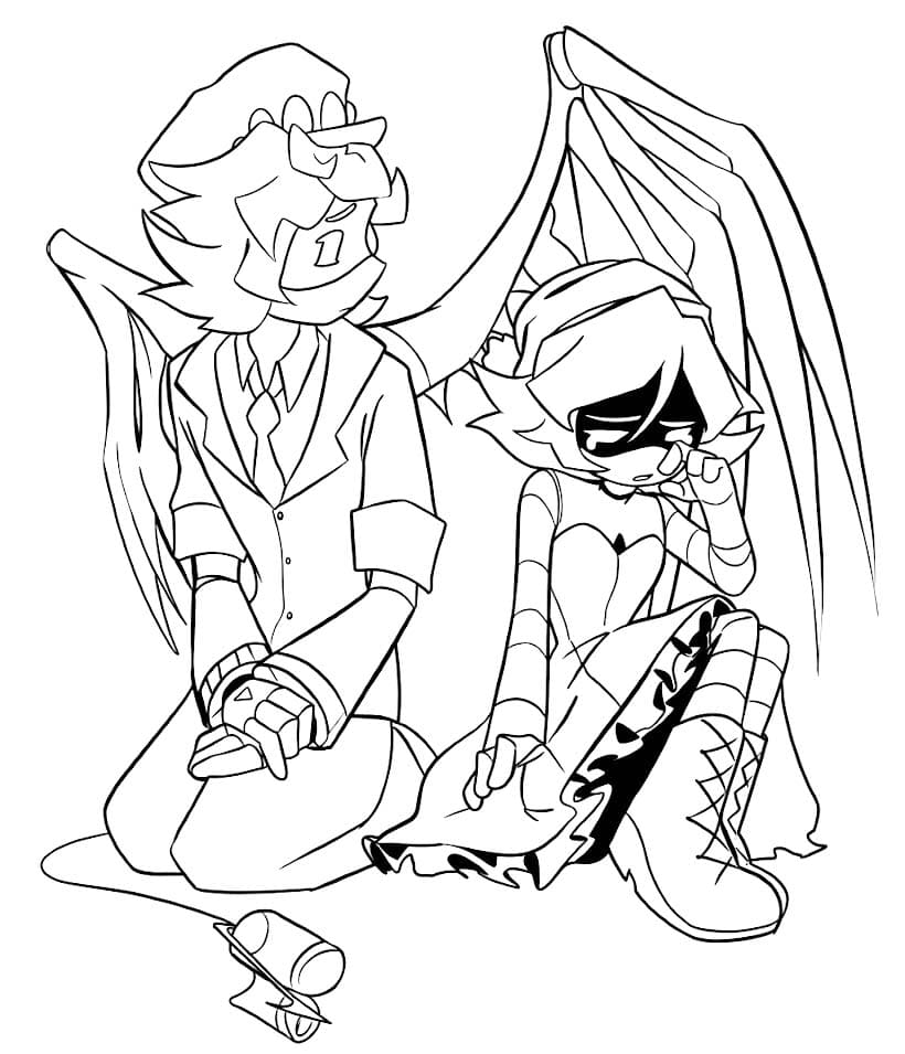 Murder Drones Çizim Boyama Sayfası