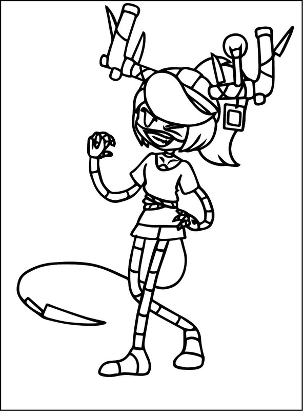 Murder Drones resim Boyama Sayfası